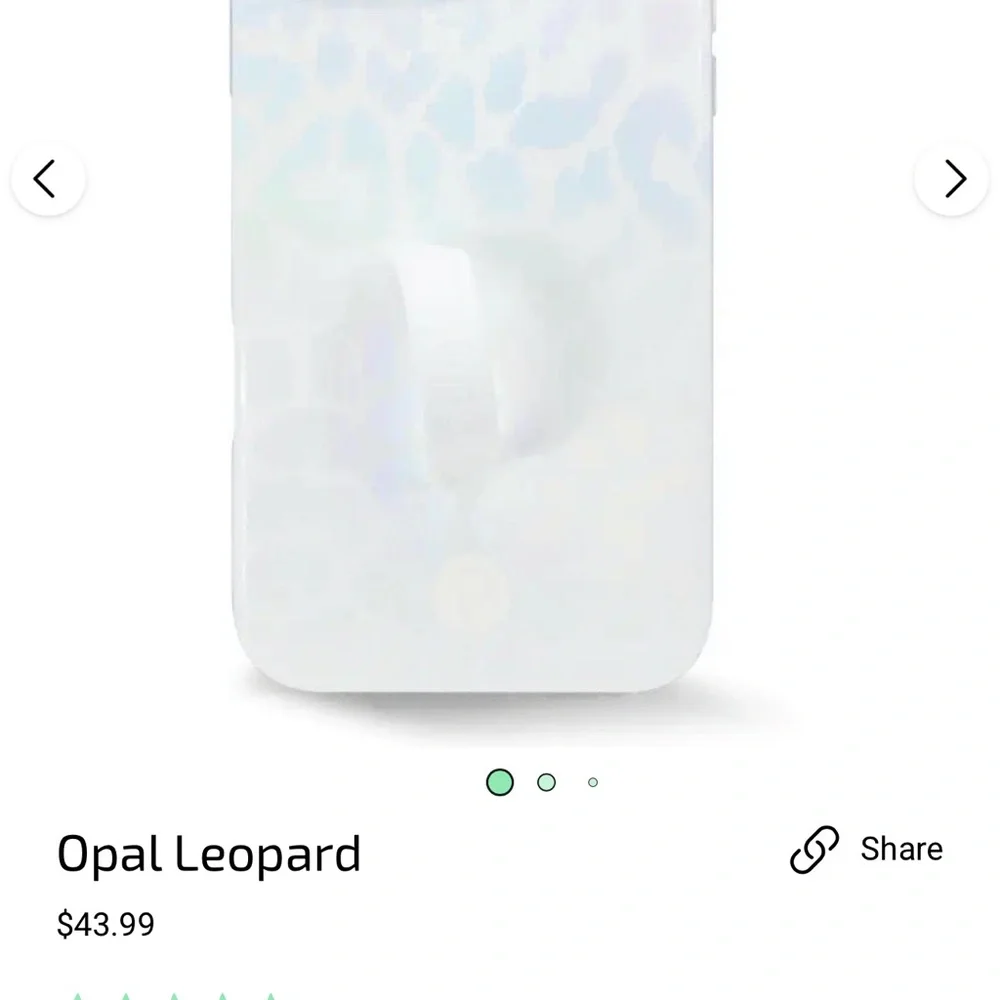 Opal Leopard Phone Case